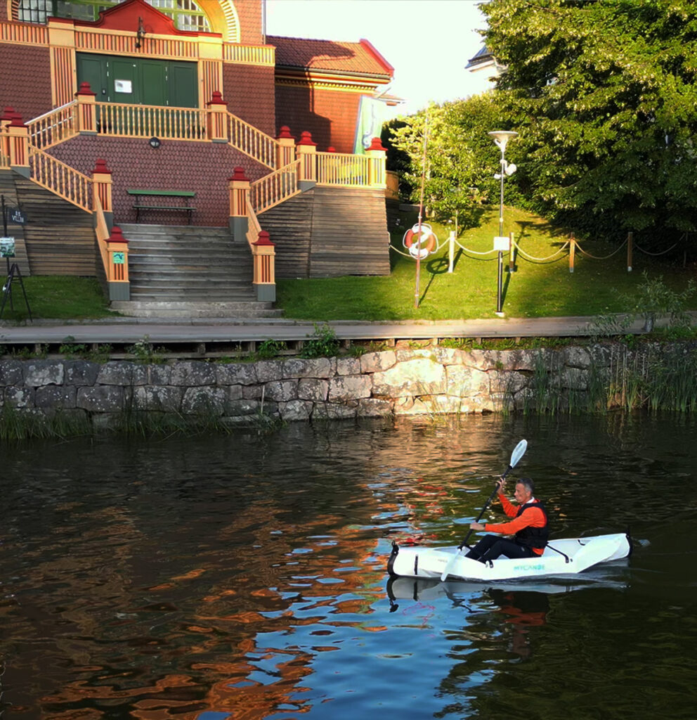 NK-villan vid Nyköpingsån, MyCanoe Solo 2 i ån