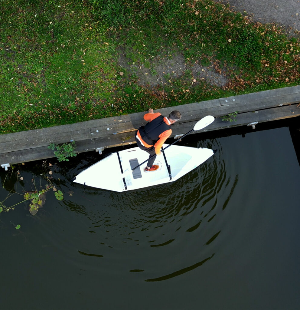 MyCanoe Solo 2 är ordentligt stabil, även nybörjare kan vara lugna med att kliva ner i kanoten