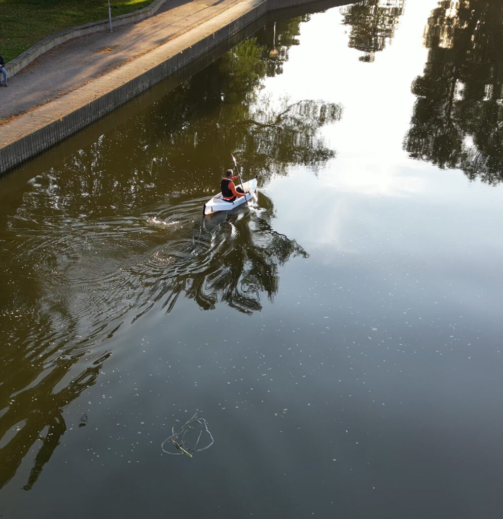 En fin kväll i augusti och en paddlingstur med MyCanoe Solo 2 i Nyköpingsån